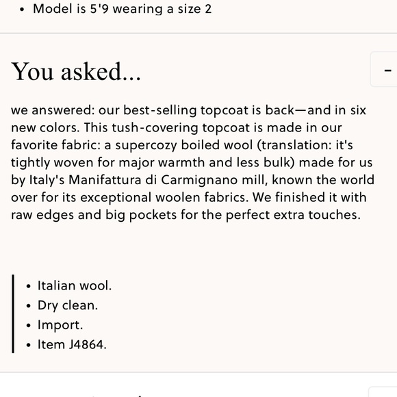 Daphne Topcoat in Italian Boiled Wool - Picture 7 of 7